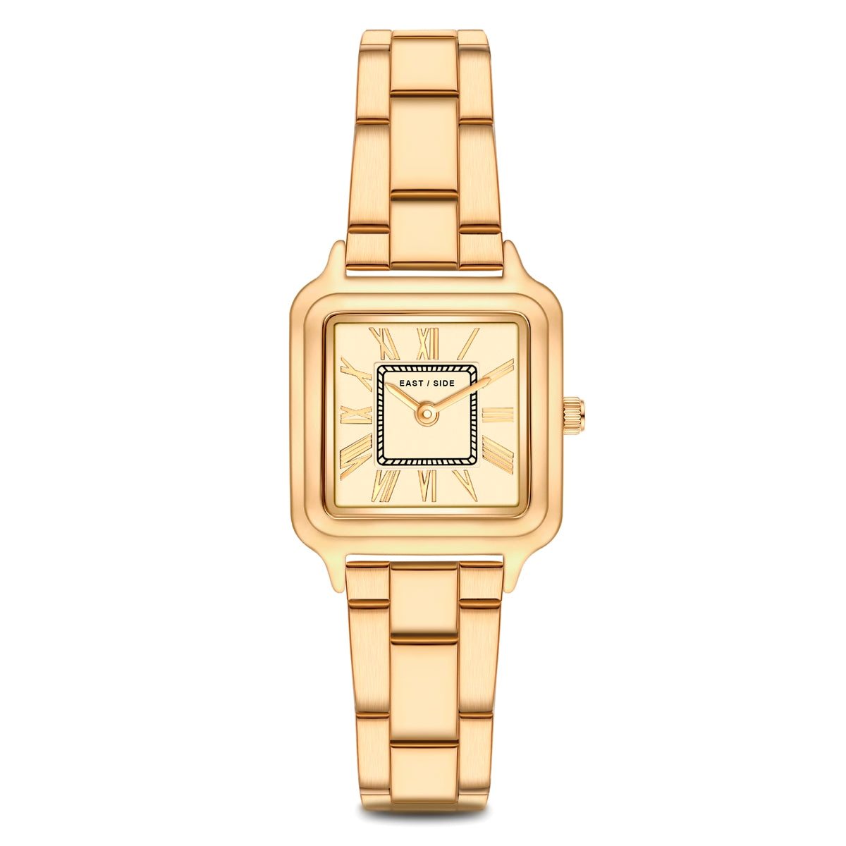 Damen Quarzuhr gelbgold Edelstahl gelbgold
