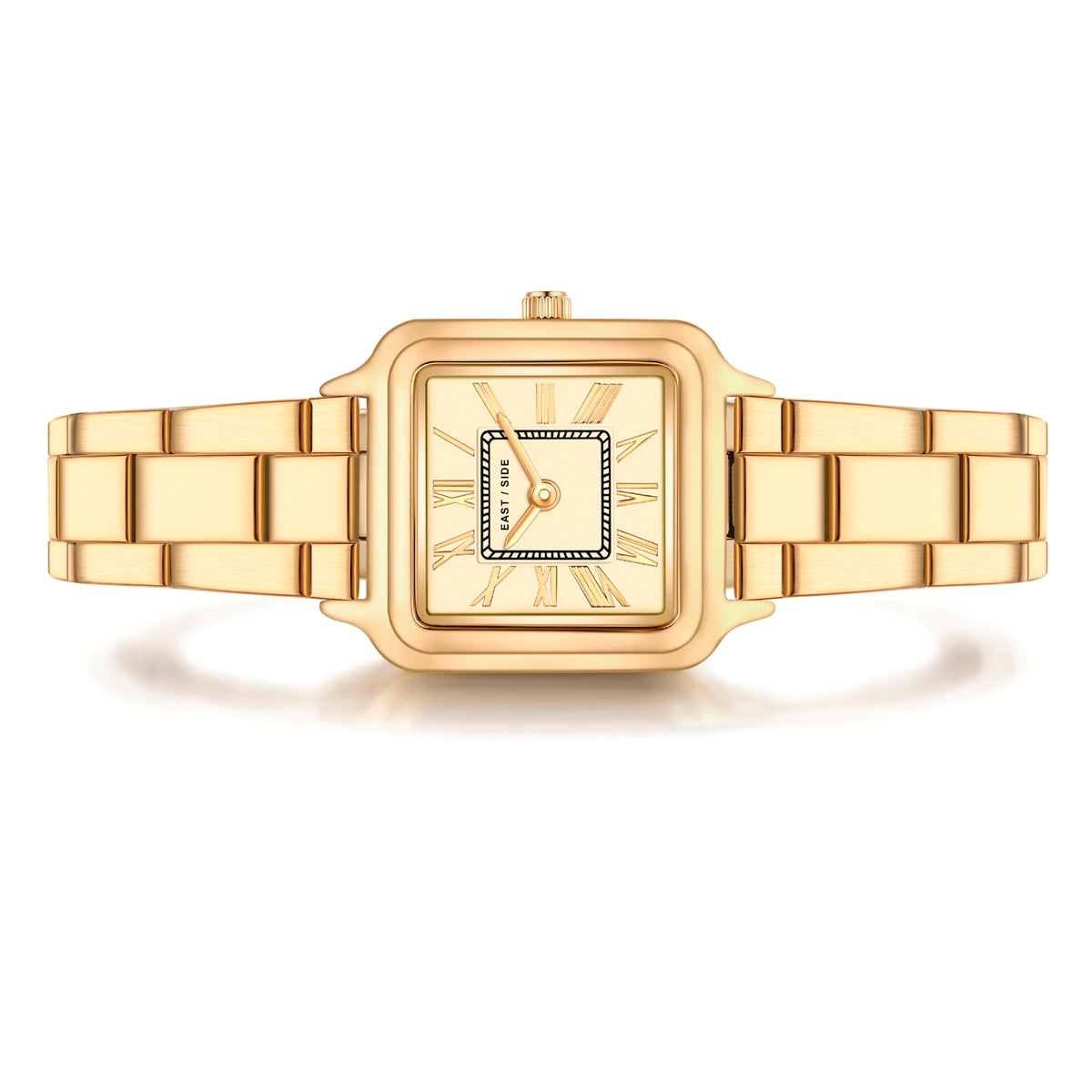 Damen Quarzuhr gelbgold Edelstahl gelbgold
