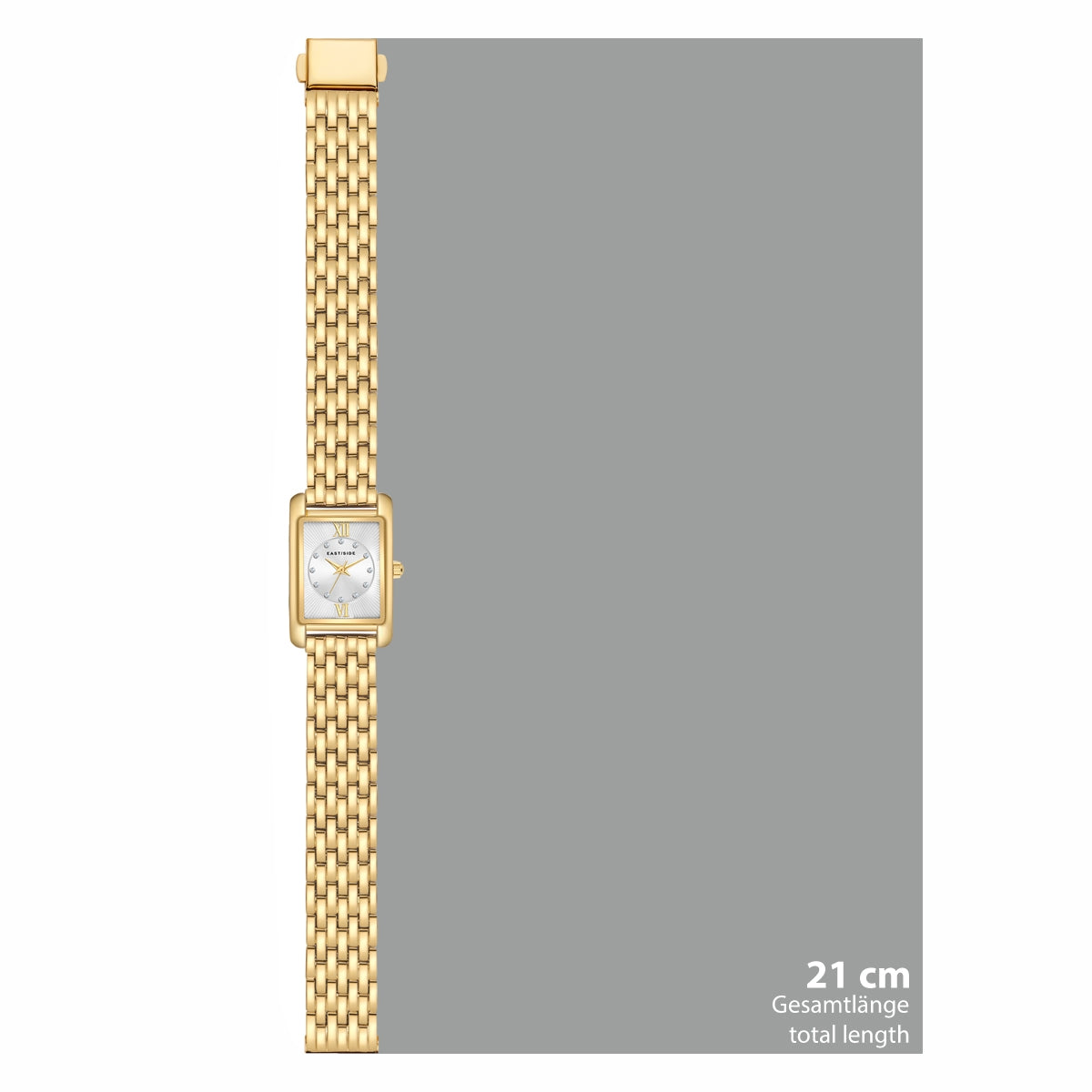 Damen Quarzuhr gelbgold Metall-Legierung gelbgold