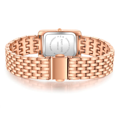 Damen Quarzuhr roségold Metall-Legierung roségold