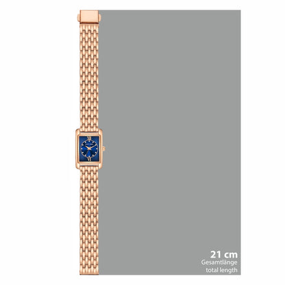 Damen Quarzuhr roségold Metall-Legierung roségold