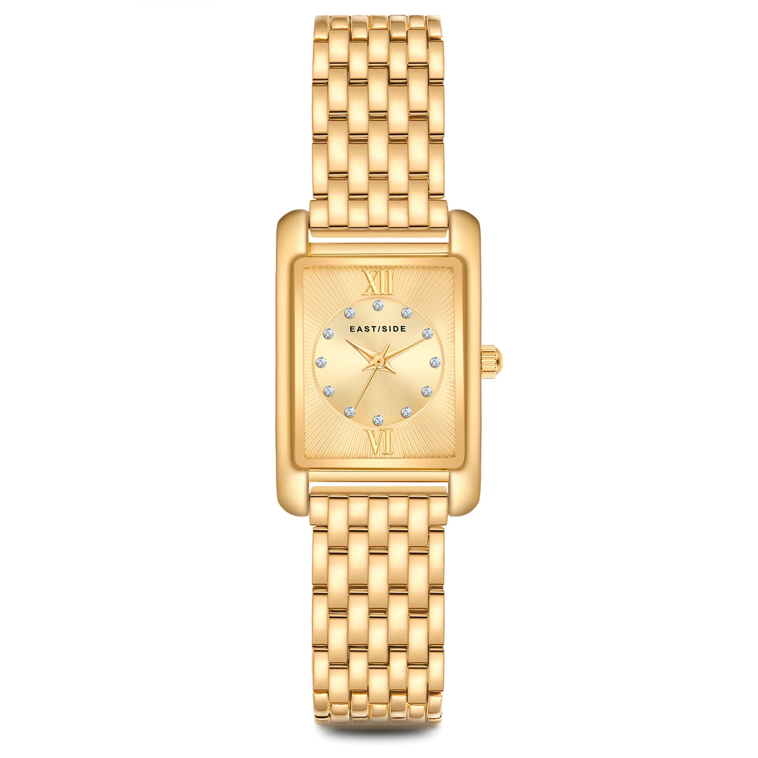 Damen Quarzuhr gelbgold Metall-Legierung gelbgold