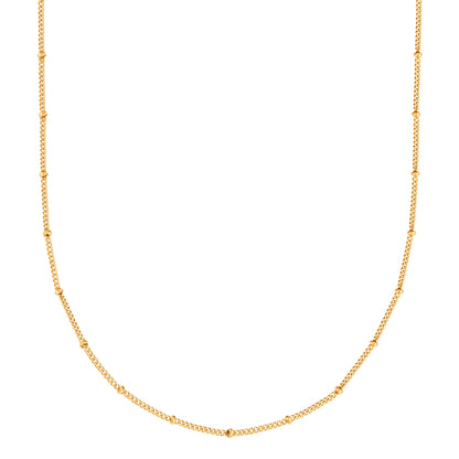 Kette Edelstahl gelbgold