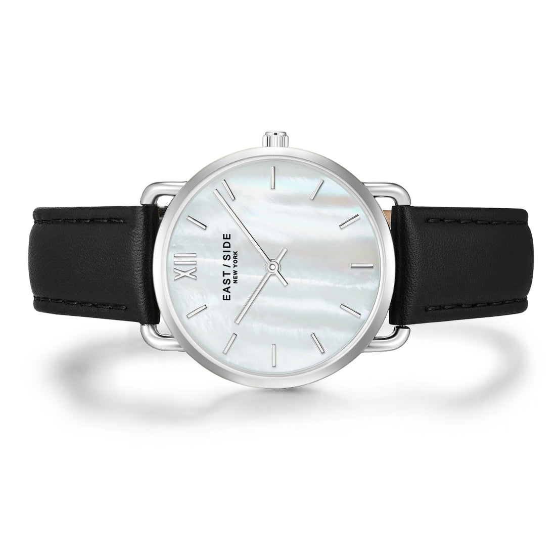 Pearl Damenuhr schwarz silber